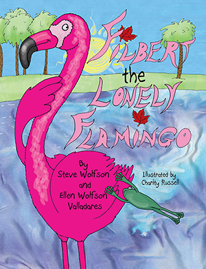 This image has an empty alt attribute; its file name is Filbert-the-lonely-flamingo-300pxw.png