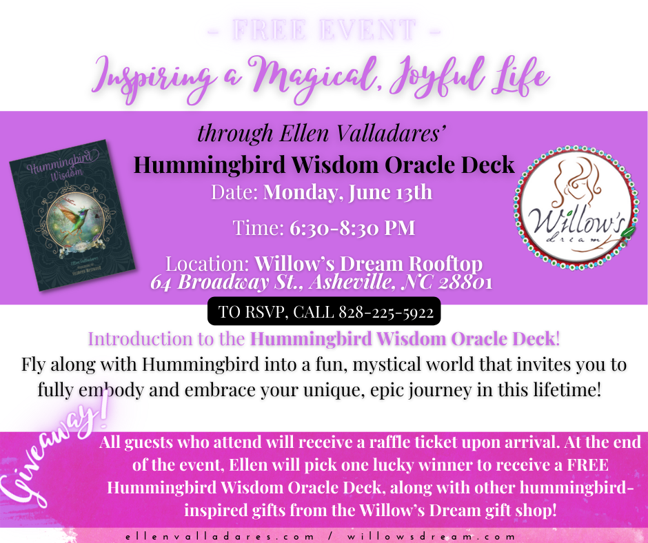 Free Event: Introduction to the Hummingbird Wisdom Deck