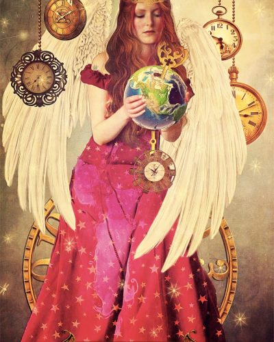 Precious time, angel card
